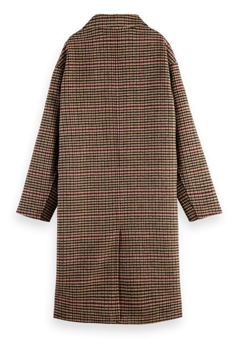 DOUBLE BREASTED WOOL BLEND COAT HERITAGE POP 2