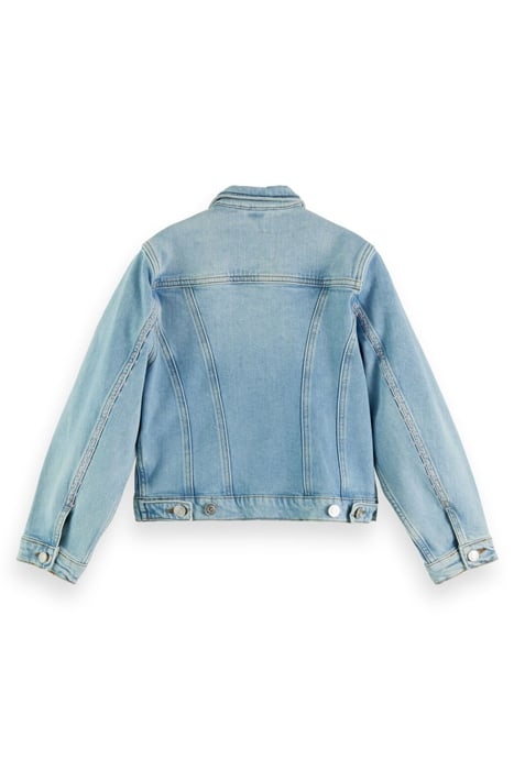 EASY WASHED DENIM TRUCKER JACKET — SUMMER SOLSTICE 2