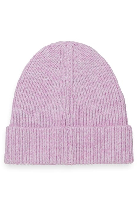 RIB KNIT BEANIE MOONLIGHT MELANGE 2