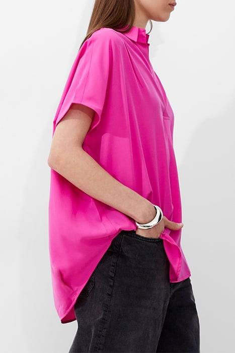 S/S CREPE LIGHT POPOVER WILD ROSA 6