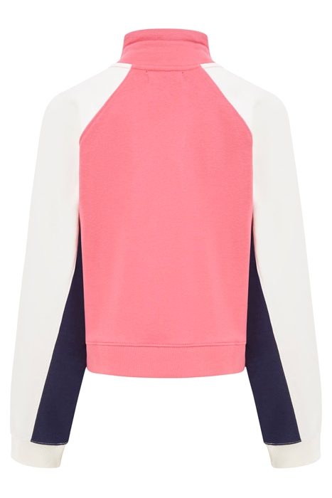 FC PANEL FUNNEL SWEAT CAMELLIA/IVRY/DKNAVY 2