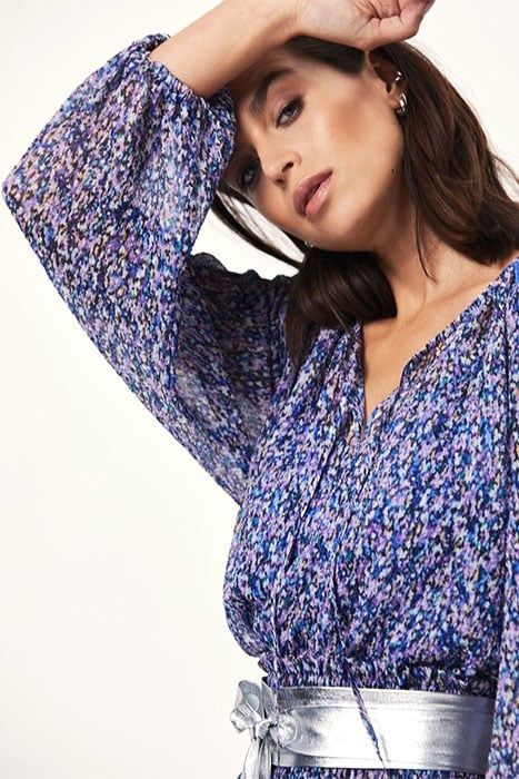 D6MANNET BOHEMIAN PRINT TOP MULTICOLOUR 5