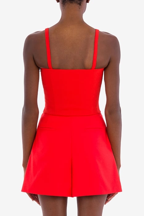 CROP TOP IN VISCOSE CADY RED 2