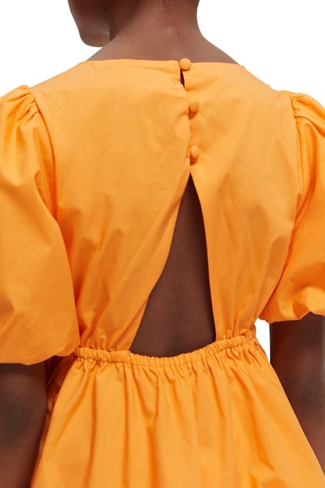 VOLUMINOUS TAPE DETAIL DRESS PAPAYA 7