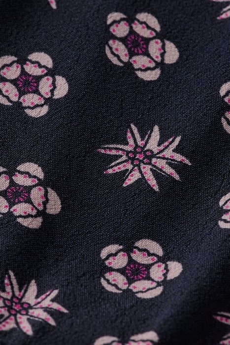 LONG-SLEEVED ALL-OVER PRINTED DRESS NIGHT PATCHWORK FLOWER 2