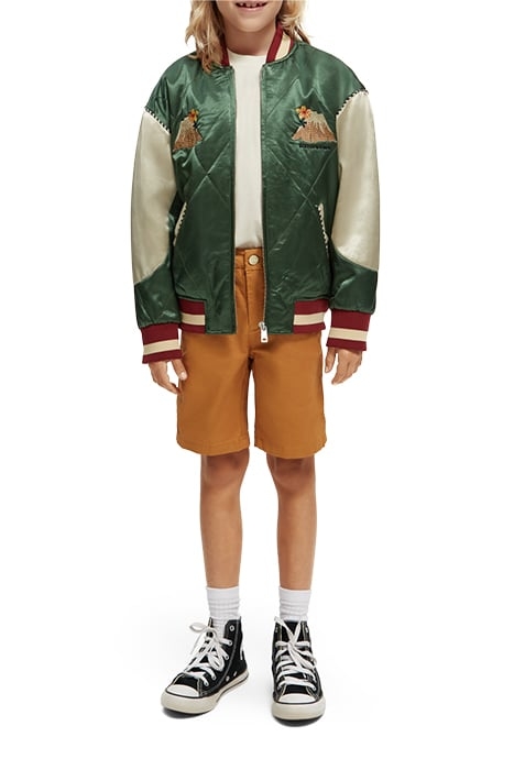 SAKURA SATIN SOUVENIR JACKET MILITARY 3