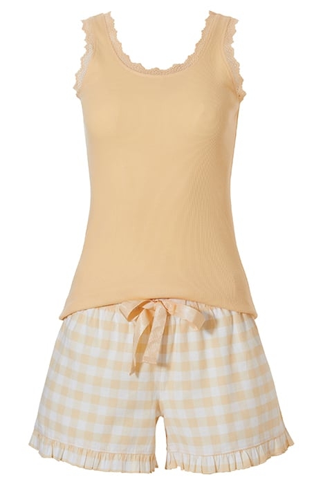 NW SET PYJAMA SHORT VERA SHORTY SET SUNFLOWER YELLOW 1