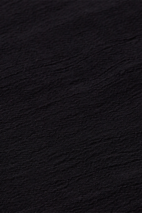 LONG-SLEEVE DRAPED DRESS WITH SLIT DETAIL BLACK 7