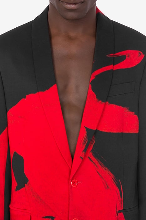 TONY VIRAMONTES ARCHIVE STRETCH GABARDINE JACKET BLACK 4