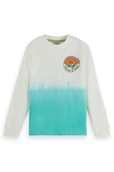 COTTON IN CONVERSION RELAXED-FIT DIP-DYED T-SHIRT OFF WHITE 1