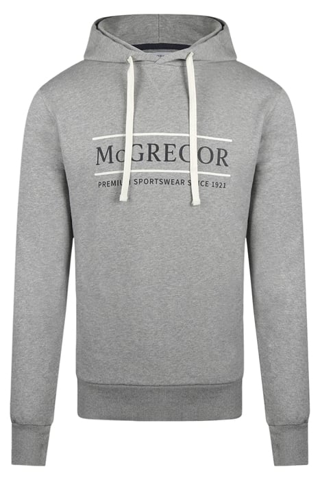 GRAPHIC HOODY MEDIUM GREY MELANGE 1