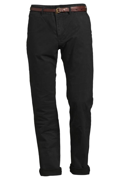 ESSENTIALS-STUART SLIM FIT COTTON/ELASTAN GARMENT DYED CHINO 1