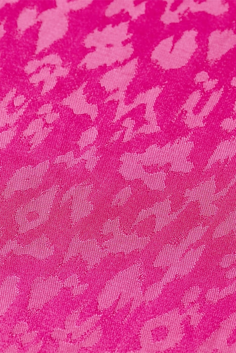 RELAXED FIT SHIRT DRESS IN VISCOSE JACQUARD FUCHSIA 7