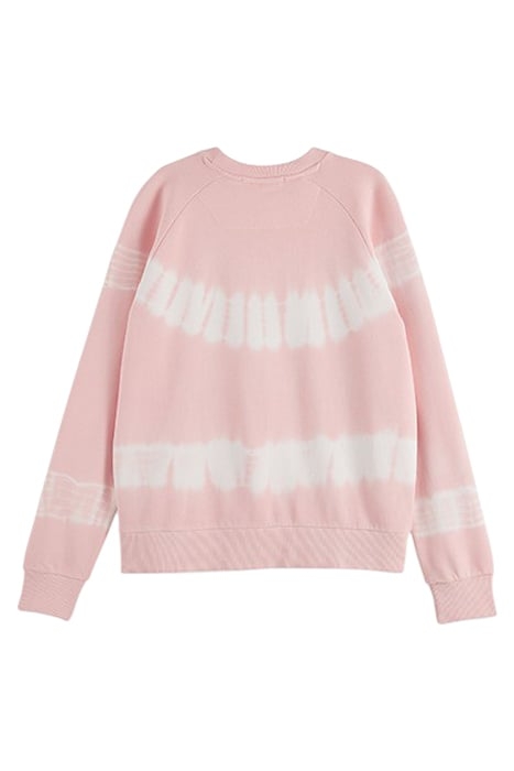 TIE-DYE ARTWORK RELAXED-FIT SWEATSHIRT ROSE 2