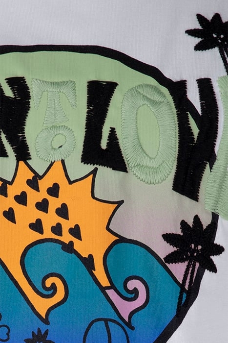 BORN TO LOVE - SHORT SLEEVED TEE OFF WHITE 3