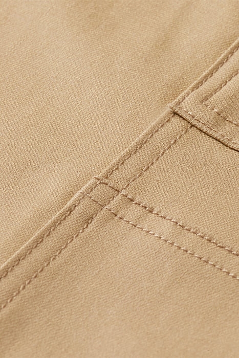 COTTON UTILITY TROUSERS KHAKI 7
