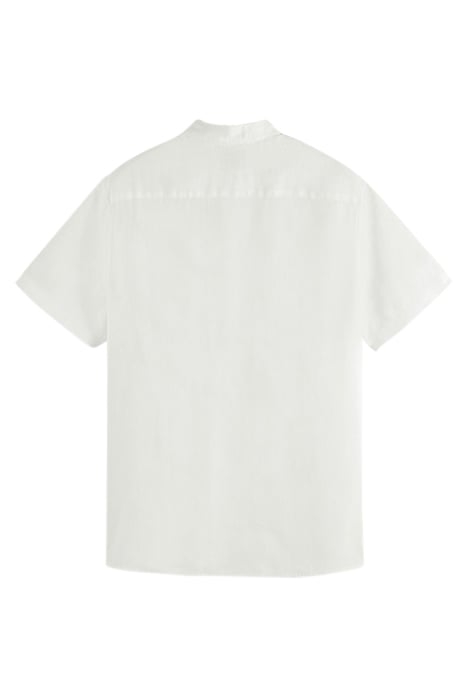 SHORT SLEEVE LINEN SHIRT WHITE 7