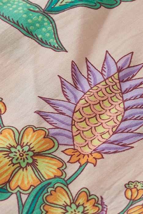 ALL-OVER PRINTED SLEEVELESS RUFFLE DETAIL TOP FLOWER GARDEN 5