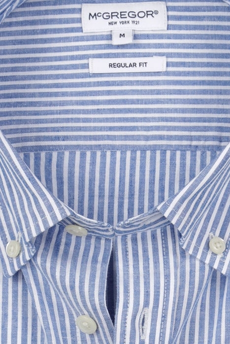 LINEN STRIPE SHIRT LIGHT BLUE 4