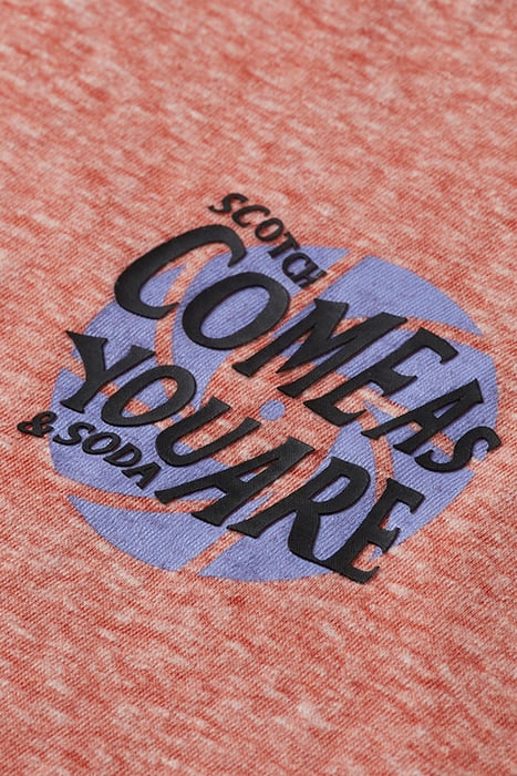 MELANGE AW T-SHIRT RED SKIES 7