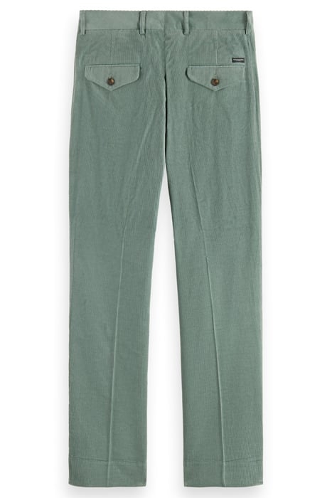 BLAKE PLEATED CORDUROY CHINO SEAWEED 2