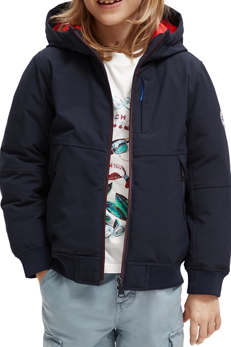 HOODED RECYCLED POLYESTER JACKET WITH REPREVE® FILLING NIGHT 6
