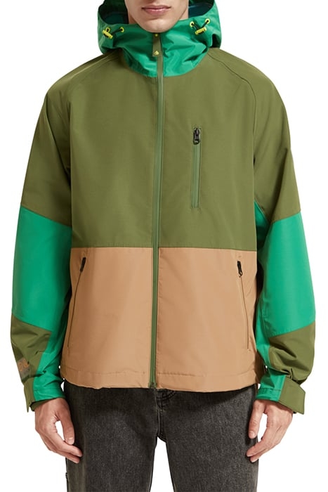 AMSTERDAM PROOF RAINCOAT - FOLDABLE JACKET FOREST 1