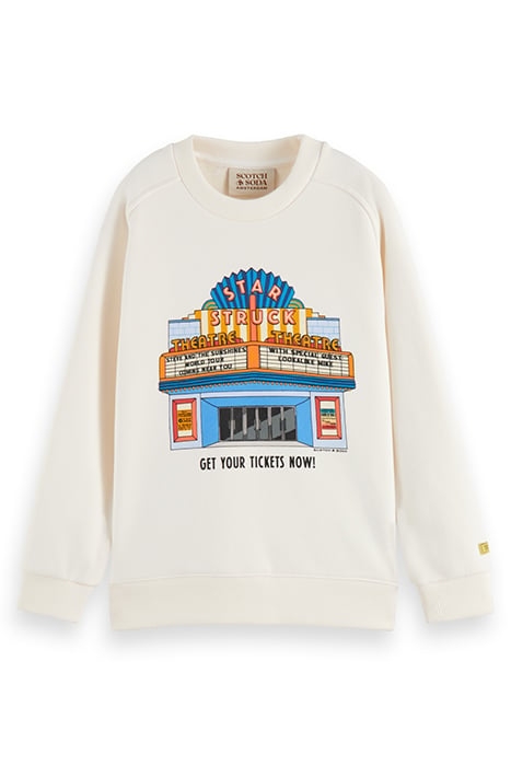 RELAXED-FIT ARTWORK SWEATSHIRT OFF WHITE 4