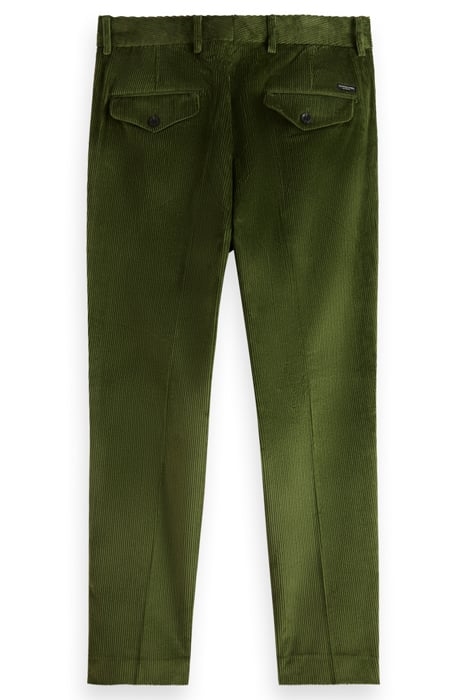 BLAKE - PLEATED CORDUROY CHINO FIELD GREEN 5