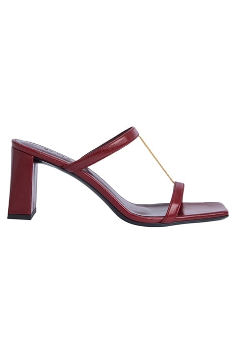 CHLOE BORDEAUX CREASED LEATHER 1