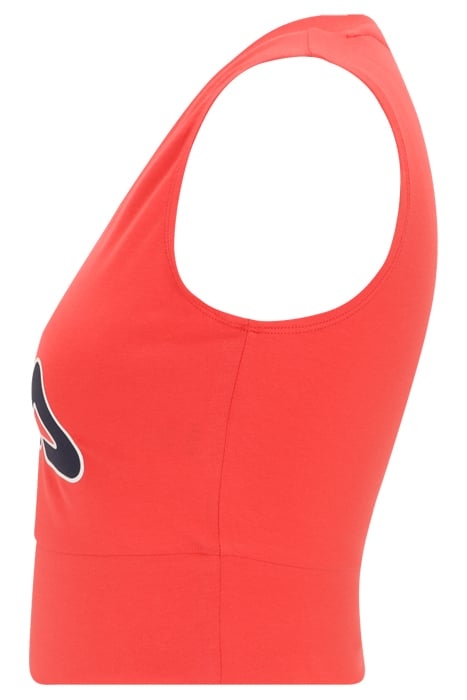 LAIXI CROPPED V-NECK TOP CAYENNE 7