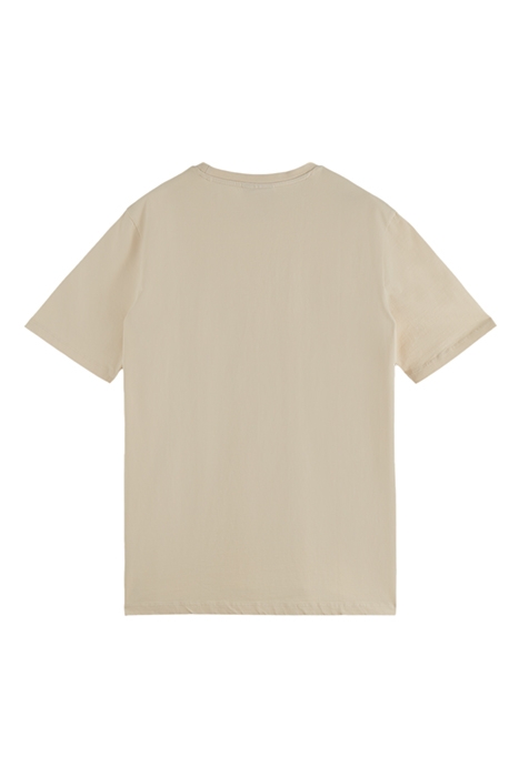 WASHED TAPE POCKET T-SHIRT STONE 2