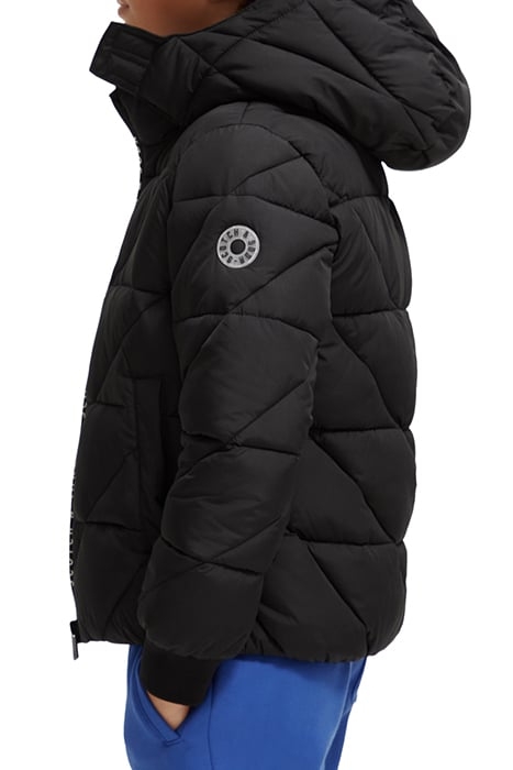 WATER REPELLENT HOODED RECYCLED POLYESTER JACKET ANTRA 8