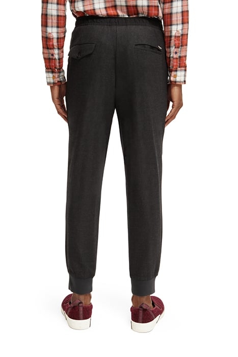 SEASONAL - RELAXED SLIM BRUSHED WOOL BLEND PLEATED JOGGER VI 2