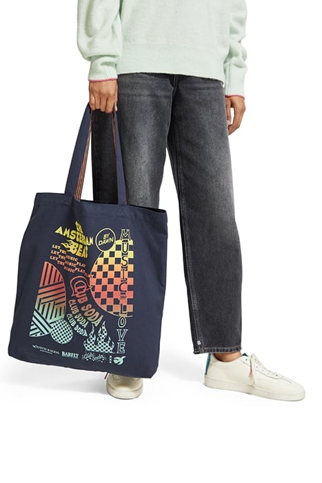 CANVAS ARTWORK TOTE NIGHT 3