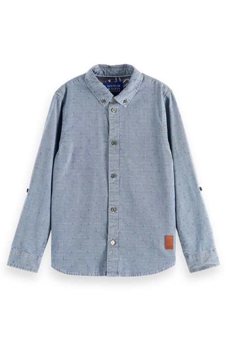 TEXTURED SMART INDIGO SHIRT INDIGO 6