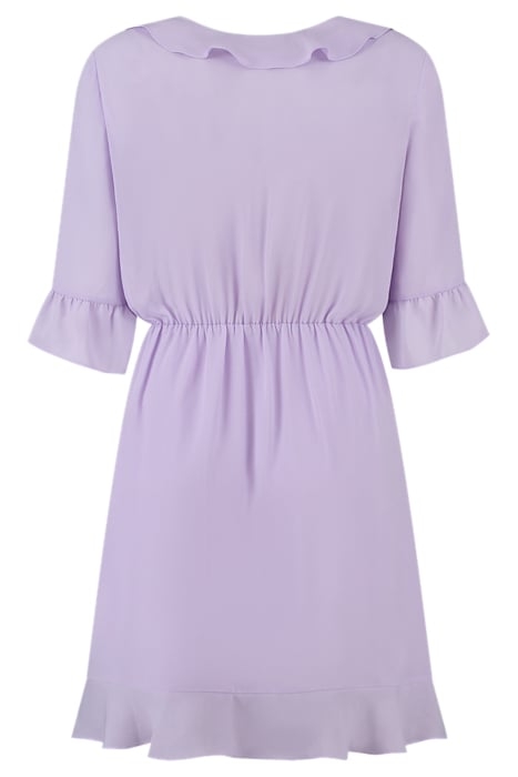 JORI RUFFLE DRESS LILAC 2