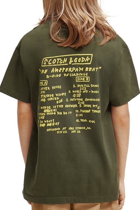 COTTON IN CONVERSION SKATE-FIT ARTWORK T-SHIRT KHAKI 2