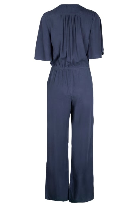 FLOWY SLEEVE JUMPSUIT CROWN BLUE 2