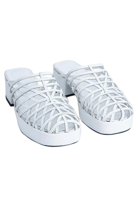 NORMAN WHITE GRAINED LEATHER 2