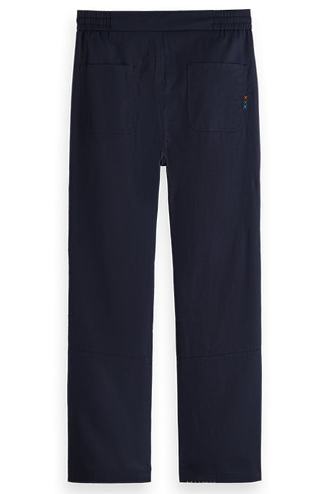 THE VERT - STRAIGHT-LEG TWILL JOGGER WITH REPAIR STITCHES NI 5