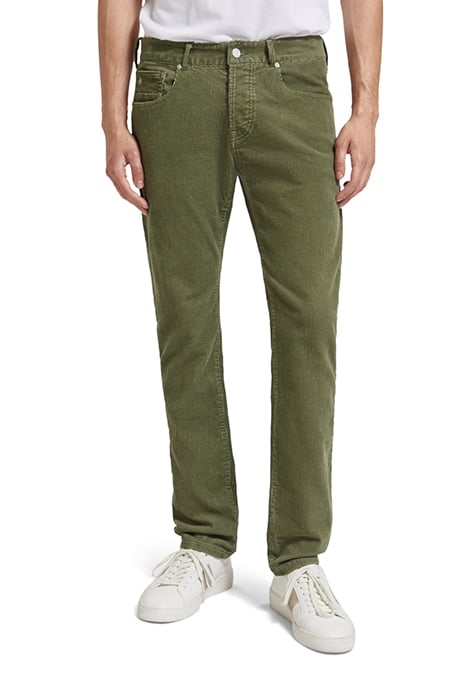 REGULAR SLIM RALSTON CORDUROY JEANS IN ORGANIC COTTON ARMY 1