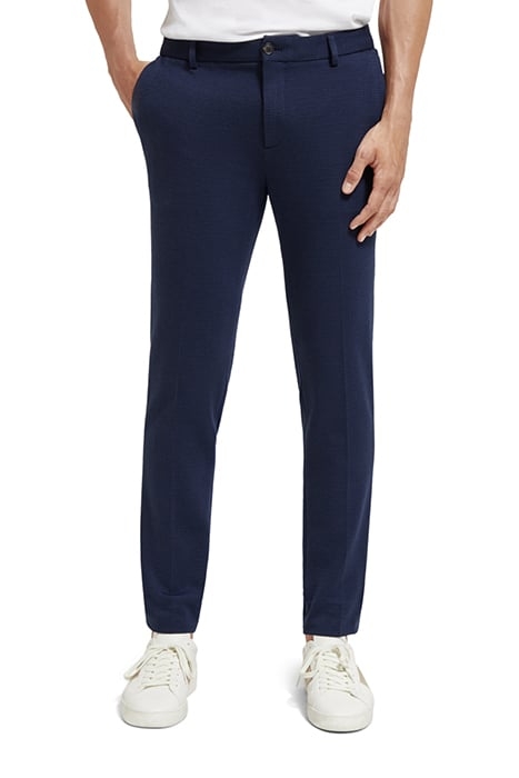 MOTT SUPER SLIM FIT CLASSIC YARN-DYED CHINO BLUE / NIGHT CHE 1