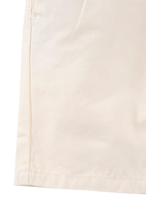 BOY'S ECRU BERMUDA SHORTS WITH STRIPED WAISTBAND 6