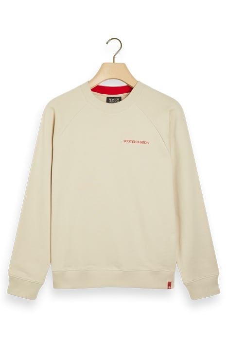 UNISEX ORGANIC CREWNECK SWEATSHIRT STONE 5