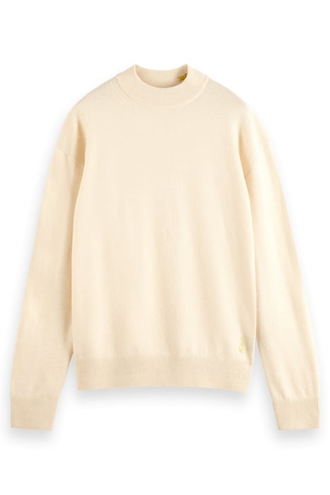 DROPPED SHOULDER BASIC MOCK IN RECYCLED POLYESTER BLEND LIGH 4