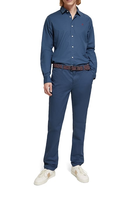 ESSENTIAL SOLID POPLIN SHIRT STORM BLUE 3