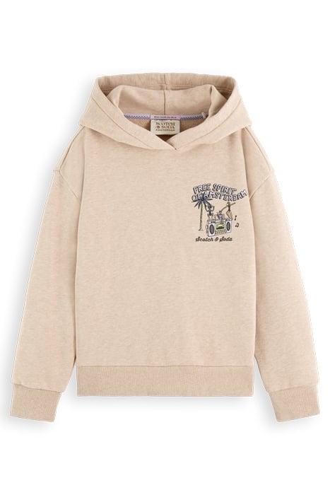 LOOSE-FIT ARTWORK SWEATSHIRT GREY MELANGE 4