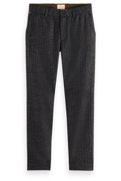 STUART- WOOL-BLEND YARN-DYED CHINO GREY BLACK HERRINGBONE 4