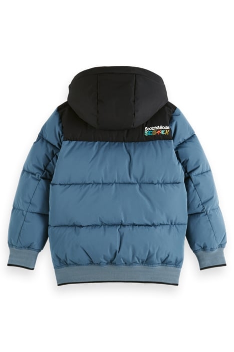 PADDED JACKET IN RECYCLED POLYESTER WITH WATERPROOF ZIPS STE 5